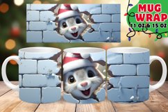 WINTER WISH Animals Hole in Wall Christmas Wrap, 11oz, 15oz Product Image 1