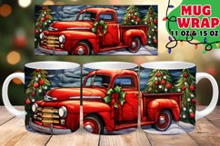 Winter Stained Glass Splendor 11oz 15oz Mug Wrap Product Image 1