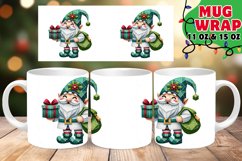 Festive Gnome Glow 11oz 15oz Mug Wrap Product Image 1