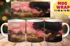 Cultural Elegance: Melanin Mug Wrap Collection Product Image 1