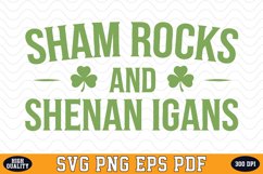 Sham rocks and Shenan Igans SVG | Quotes | SVG Cut files Product Image 1