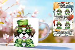 Whimsical 15oz Mug Wrap Png Artwork , St Patrick Product Image 1