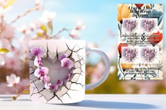 Love's Embrace: Mug Wrap with 3D Heart Product Image 1