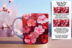 Spring Flower &amp; Stripe Mug Wrap - Colorful Wonder Product Image 1