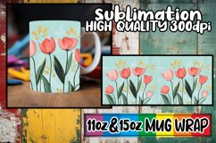 Magical moments 11oz 15oz mug wrap, Flower Product Image 1