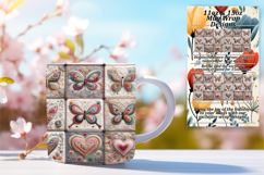 Charming 15oz Mug Wrap Png Template , Patchwork Product Image 1