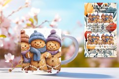 Christmas Gingerbread Design 11oz/15oz Mug Sublimation Product Image 1