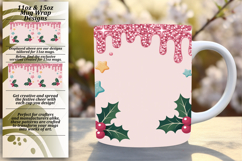 Sassy 15oz Mug Wrap Png Template , Christmas Product Image 1