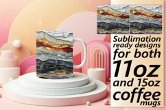 Glittery Meadow Blooms Mug Wrap: Spring Sublimation Product Image 1