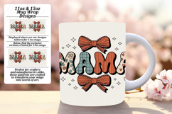 Whimsical 11oz Mug Wrap Png Design , Mama Product Image 1