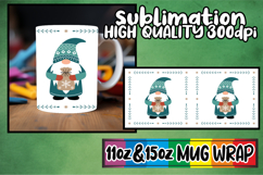 Happy journeys 11oz 15oz sublimation wrap, Gnomes Product Image 1