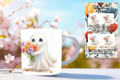 Ghostly Easter Joy: Sublimation Mug Wrap Product Image 1