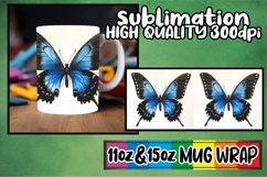 Colorful Butterfly Mug Art: Springtime Joy Product Image 1