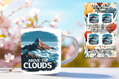 ELEGANT 11oz Mug Wrap PNG Design , Adventure Product Image 1
