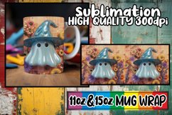 Autumn Enchantment: 3D Halloween Mug Sublimation Wraps Product Image 1