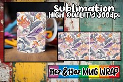 Bold Abstract Spring Pattern Mug Wrap 11oz 15oz Product Image 1