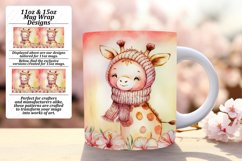 Radiant 11oz Mug Wrap Png Artwork , Animals Product Image 1