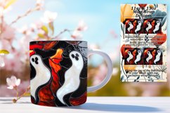 Vibrant Autumn Stained Glass Mug 11oz 15oz Design Product Image 1