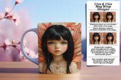 Stunning 11oz Mug Wrap Png Artwork , Fairy Product Image 1
