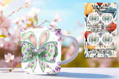 Classy Png Mug Wrap Design 15oz , Easter Bunny Product Image 1
