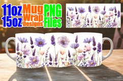 Fresh Floral Sublimation Mugs - 11oz &amp; 15oz Joy Product Image 1