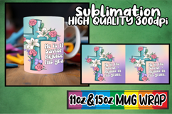 Blissful memories 11oz 15oz mug wrap, Cross Product Image 1