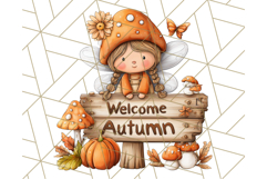 Fall Fairy House Clipart PNG, Autumn Homes and Decor Product Image 4