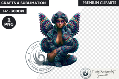 Steampunk Rococo Fairy Clipart, fantasy Fae Graphic Product Image 1