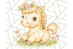 Pastel Farm Nursery PNG Clipart, Baby Animals And Elements Product Image 4