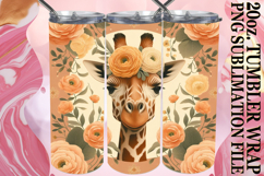 GIFT OF SUNSHINE 20oz TUMBLER WRAP, Giraffe Product Image 1