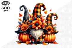 Halloween Gnomes Sublimation - Clipart PNG Design Product Image 1
