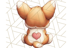Cute Back View Sitting Animal Clipart PNG From Behind Product Image 4
