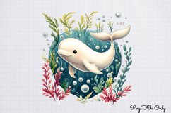 Whales Clipart design PNG Product Image 1