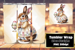 GORGEOUS 20oz Tumbler Wrap for Gifts , Easter Bunny Product Image 1