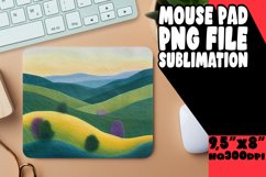 Unique 3D Landscape Mouse Pad for Sublimation Product Image 1