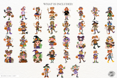 Halloween Girls Clipart Product Image 4