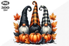 Halloween Gnomes Sublimation - Clipart PNG Design Product Image 1