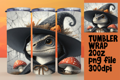 Sublimation-Ready 20oz Design , Halloween Dino Product Image 1