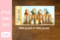 Cute birds sippy cup sublimation PNG, Kids tumbler template Product Image 4