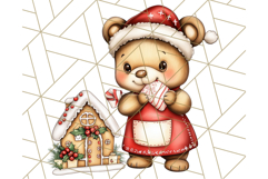 Christmas Baking Critters PNG Clipart, Cute Animals Holiday Product Image 4
