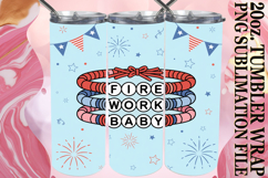 BRIGHT ADVENTURES 20oz TUMBLER WRAP, Patriotic Product Image 1