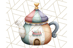 Princess Tea Party PNG Clipart with Teacups &amp; Fancy Treats Product Image 4