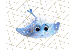 3D Under the Sea Christmas Clipart, Ocean Christmas PNG Product Image 4