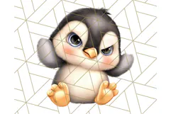 Adorable Angry Animals Clipart PNG, Cute Moody Faces Png Product Image 4