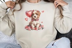 Valentine Dog Clipart PNG Product Image 1