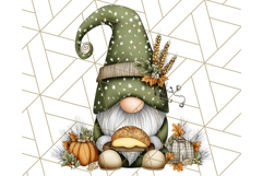 Thanksgiving Gnome Clipart PNG Cute Fall Gnomes, Gnome Png Product Image 4