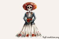 Da de Los Muertos Sublimation PNG Product Image 1