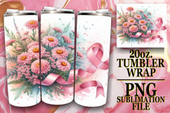 BRIGHT ADVENTURES 20oz TUMBLER WRAP, Flowers Product Image 1