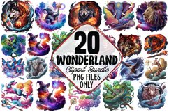 Wonderland Clipart Bundle PNG Product Image 1