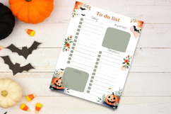 Editable Halloween To-Do List Canva Template, Spooky Planner Product Image 3